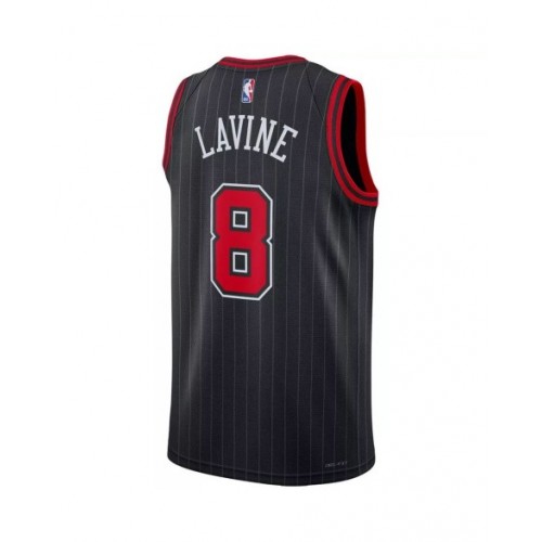 Men's Chicago Bulls Zach LaVine #8 Jordan Brand Black 22/23 Swingman Jersey - Statement Edition