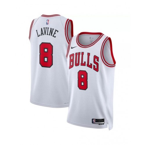 Men's Chicago Bulls Zach LaVine #8 Nike White 22/23 Swingman Jersey - Association Edition