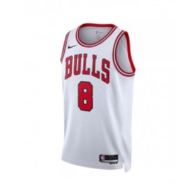 Men's Chicago Bulls Zach LaVine #8 Nike White 22/23 Swingman Jersey - Association Edition