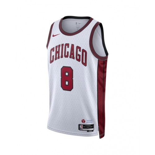 Men's Chicago Bulls Zach LaVine #8 Nike White 22/23 Swingman Jersey - City Edition