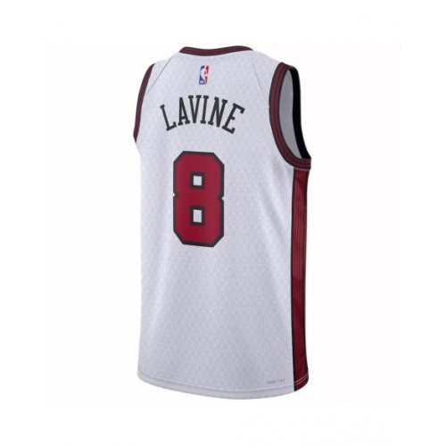 Men's Chicago Bulls Zach LaVine #8 Nike White 22/23 Swingman Jersey - City Edition