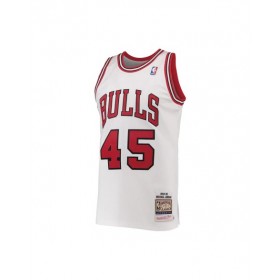 Men's Chicago Bulls Jordan #45 Mitchell & Ness White 1994/95 Swingman NBA Jersey