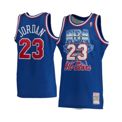 Men's Michael Jordan #23 Mitchell & Ness Blue 1993 NBA All-Star Game Hardwood Classics Jersey