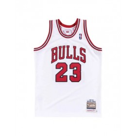 Retro Chicago Bulls Michael Jordan #23 Nike White 1997/98 Swingman NBA Jersey