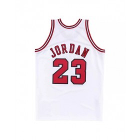 Retro Chicago Bulls Michael Jordan #23 Nike White 1997/98 Swingman NBA Jersey