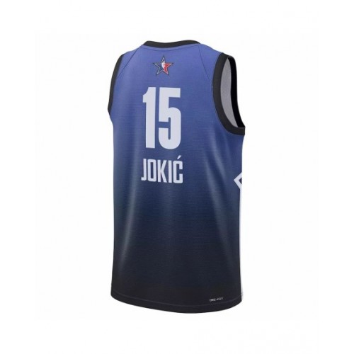 Men's Nikola Jokic Jordan Brand Blue 2023 NBA All-Star Game Swingman Jersey