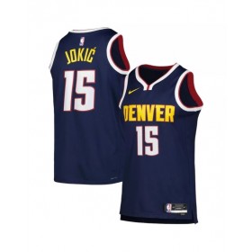 Men's Denver Nuggets Nikola Jokic #15 Nike Navy 2022/23 Swingman Jersey - Icon Edition