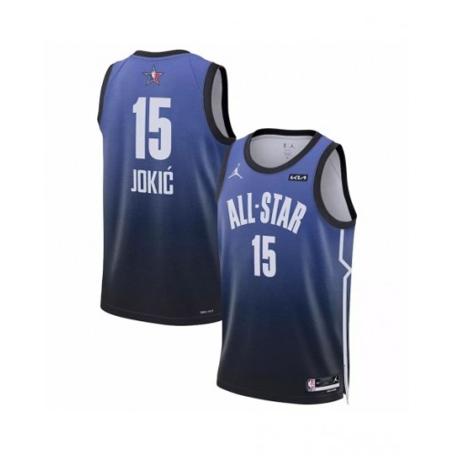 Men's Nikola Jokic Jordan Brand Blue 2023 NBA All-Star Game Swingman Jersey