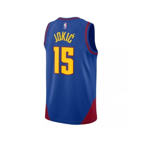 Men's Men's Denver Nuggets Nikola Jokic #15 Jordan Brand Blue 2022/23 Swingman Jersey - Statement Edition