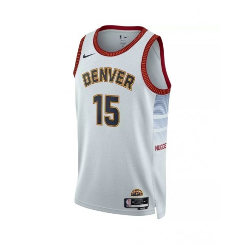 Men's Denver Nuggets Nikola Jokic #15 Nike White 22/23 Swingman Jersey - City Edition