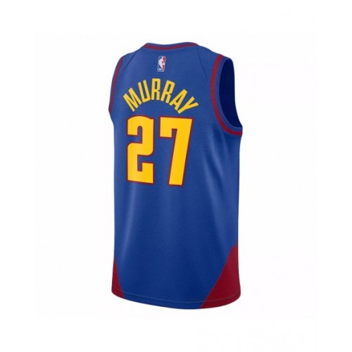 Men's Denver Nuggets Jamal Murray #27 Jordan Brand Blue 2022/23 Swingman Jersey - Statement Edition