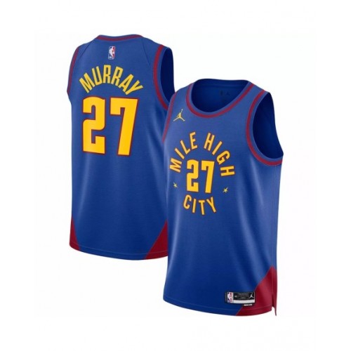 Men's Denver Nuggets Jamal Murray #27 Jordan Brand Blue 2022/23 Swingman Jersey - Statement Edition