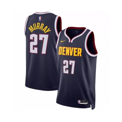 Men's Denver Nuggets #27 Jamal Murray Nike Navy 2022/23 Swingman Jersey - Icon Edition