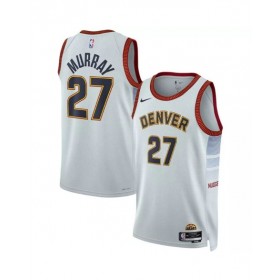 Men's Denver Nuggets Jamal Murray #27 Nike White 22/23 Swingman Jersey - City Edition