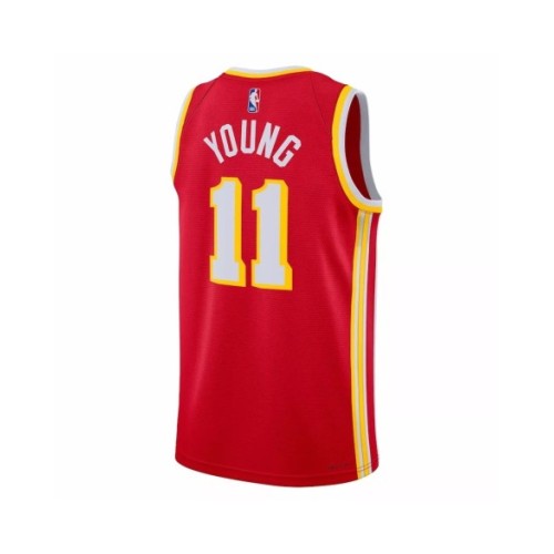 Atlanta Hawks Trae Young #11 Nike Red 2022/23 Swingman Jersey - Icon Edition