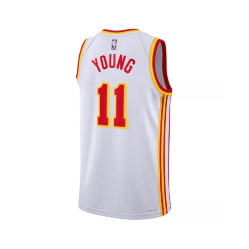 Men's Atlanta Hawks Trae Young #11 Nike White 2022/23 Swingman Jersey - Association Edition