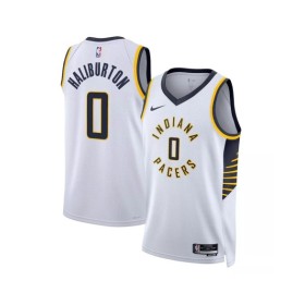 Men's Indiana Pacers Tyrese Haliburton #0 Nike White 2022/23 Swingman Jersey - Association Edition