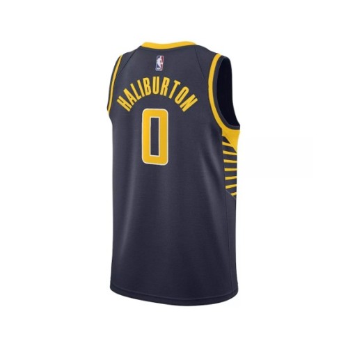 Men's Indiana Pacers Tyrese Haliburton #0 Nike Navy 2022/23 Swingman Jersey - Icon Edition