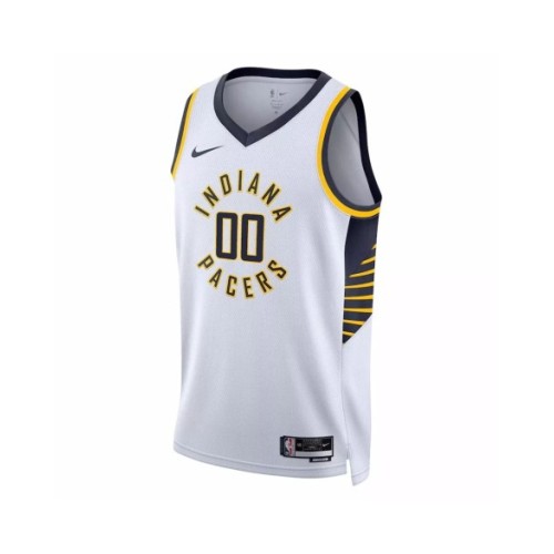 Men's Indiana Pacers Bennedict Mathurin #00 Nike White 2022/23 Swingman Jersey - Association Edition