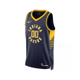 Men's Indiana Pacers Bennedict Mathurin #00 Nike Navy 2022/23 Swingman Jersey - Icon Edition