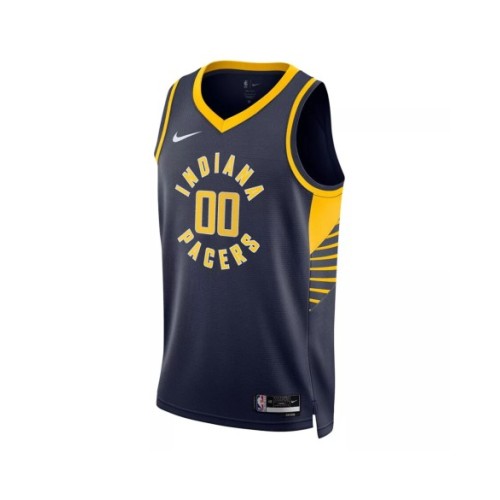 Men's Indiana Pacers Bennedict Mathurin #00 Nike Navy 2022/23 Swingman Jersey - Icon Edition