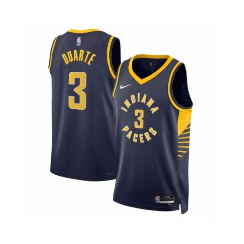 Men's Indiana Pacers Chris Duarte #3 Nike Navy 2022/23 Swingman Jersey - Icon Edition