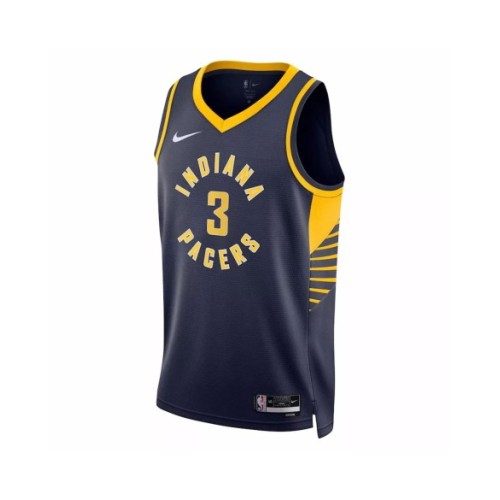 Men's Indiana Pacers Chris Duarte #3 Nike Navy 2022/23 Swingman Jersey - Icon Edition