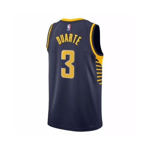 Men's Indiana Pacers Chris Duarte #3 Nike Navy 2022/23 Swingman Jersey - Icon Edition