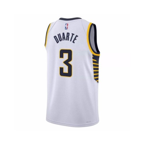 Men's Indiana Pacers Chris Duarte #3 Nike White 2022/23 Swingman Jersey - Association Edition