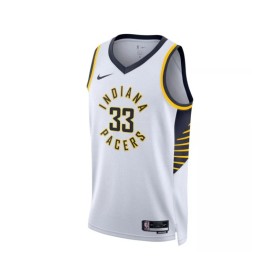 Men's Indiana Pacers Myles Turner #33 Nike White 2022/23 Swingman Jersey - Association Edition