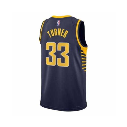 Men's Indiana Pacers Myles Turner #33 Nike Navy 2022/23 Swingman Jersey - Icon Edition