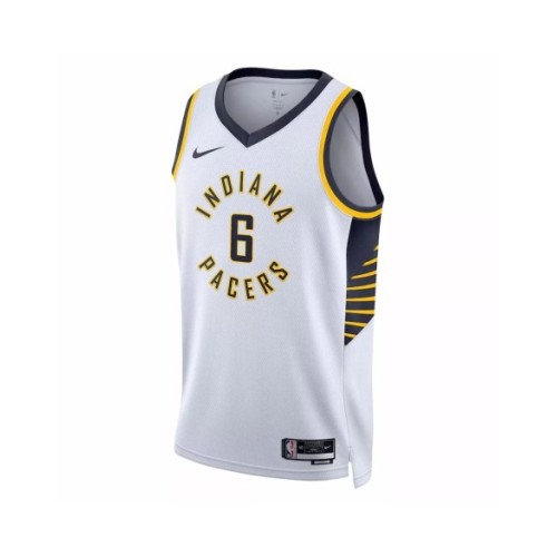 Men's Indiana Pacers Lance Stephenson #6 Nike White 2022/23 Swingman Jersey - Association Edition