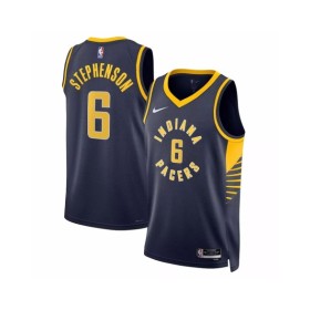 Men's Indiana Pacers Lance Stephenson #6 Nike Navy 2022/23 Swingman Jersey - Icon Edition