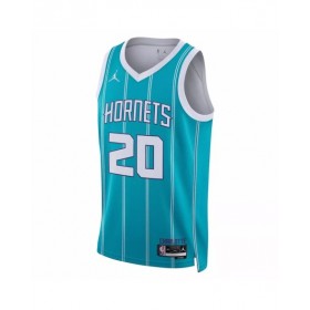 Men's Charlotte Hornets Gordon Hayward #20 Green 22/23 Swingman Jersey - Icon Edition