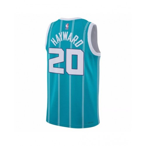 Men's Charlotte Hornets Gordon Hayward #20 Green 22/23 Swingman Jersey - Icon Edition