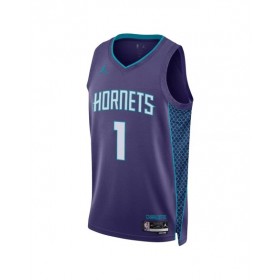 Men's Charlotte Hornets LaMelo Ball #1 Purple 22/23 Swingman Jersey - Statement Edition