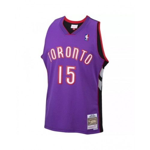 Men's Toronto Raptors Vince Carter #15 Mitchell & Ness Purple 99-00 Hardwood Classics Jersey