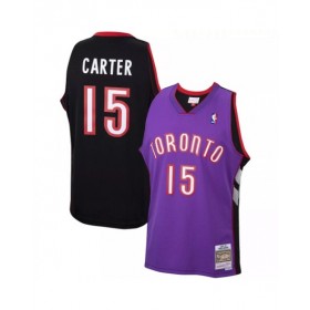 Men's Toronto Raptors Vince Carter #15 Mitchell & Ness Purple 99-00 Hardwood Classics Jersey