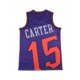 Men's Toronto Raptors Vince Carter #15 Mitchell & Ness Purple Hardwood Classics Jersey