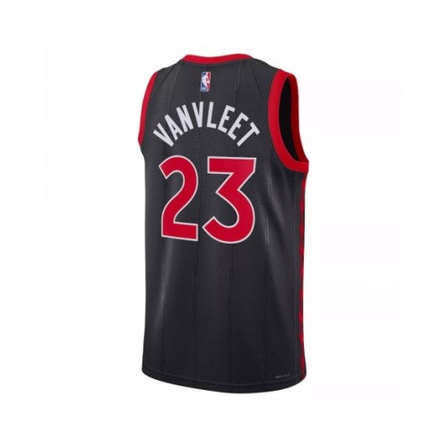 Men's Toronto Raptors Fred VanVleet #23 Jordan Brand Black 2022/23 Swingman Jersey - Statement Edition