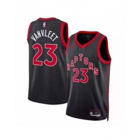 Men's Toronto Raptors Fred VanVleet #23 Jordan Brand Black 2022/23 Swingman Jersey - Statement Edition