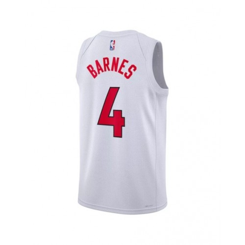 Men's Toronto Raptors Scottie Barnes #4 Nike White 2022/23 Swingman Jersey - Association Edition