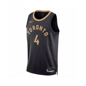 Men's Toronto Raptors Scottie Barnes #4 Nike Black 2022/23 Swingman Jersey - City Edition