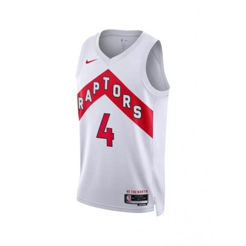 Men's Toronto Raptors Scottie Barnes #4 Nike White 2022/23 Swingman Jersey - Association Edition