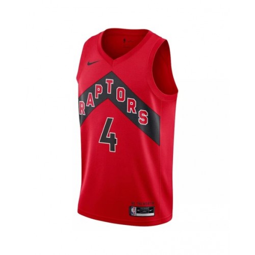 Men's Toronto Raptors Scottie Barnes #4 Red 2022/23 Swingman Jersey - Icon Edition