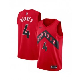 Men's Toronto Raptors Scottie Barnes #4 Red 2022/23 Swingman Jersey - Icon Edition