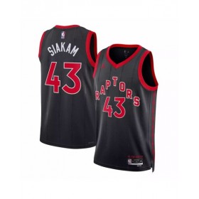 Men's Toronto Raptors Pascal Siakam #43 Jordan Brand Black 2022/23 Swingman Jersey - Statement Edition