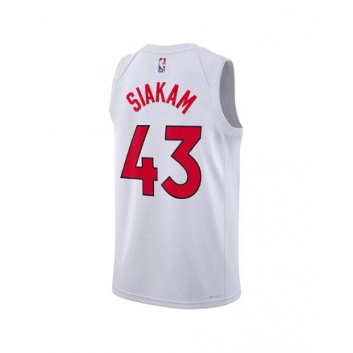 Men's Toronto Raptors Pascal Siakam #43 White 2022/23 Swingman Jersey - Association Edition