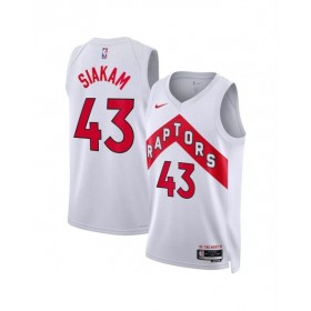 Men's Toronto Raptors Pascal Siakam #43 White 2022/23 Swingman Jersey - Association Edition