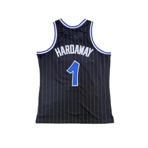 Men's Orlando Magic Hardaway #1 Mitchell & Ness Black 1994/95 Swingman NBA Jersey